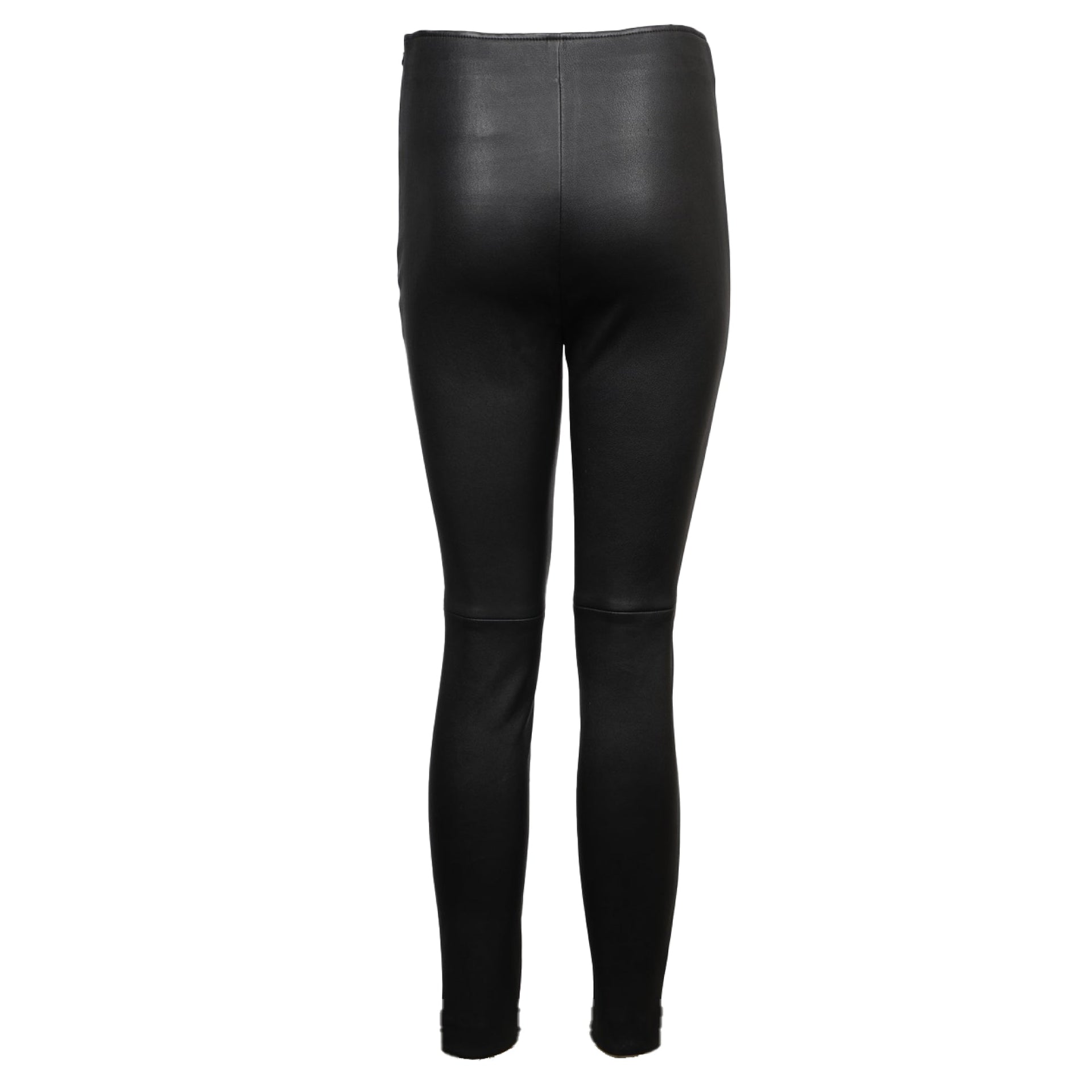 CIGARETTE STRETCH LEATHER PANT - OLIVIA SHEED