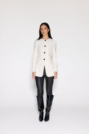 CIGARETTE STRETCH LEATHER PANT - OLIVIA SHEED