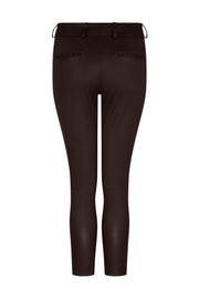 ESPRESSO STRETCH LEATHER BOYFRIEND - OLIVIA SHEED
