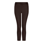 ESPRESSO STRETCH LEATHER BOYFRIEND - OLIVIA SHEED