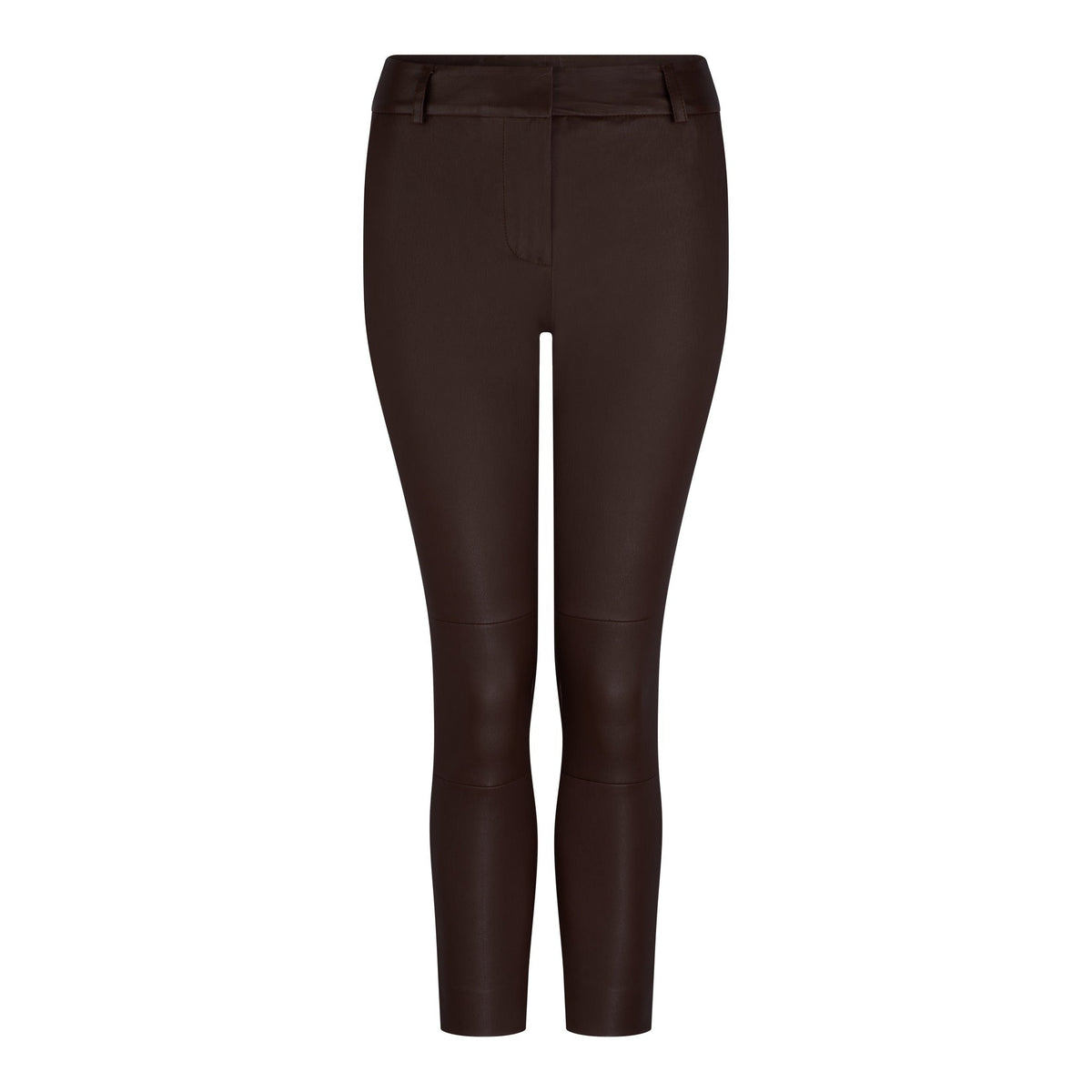ESPRESSO STRETCH LEATHER BOYFRIEND - OLIVIA SHEED