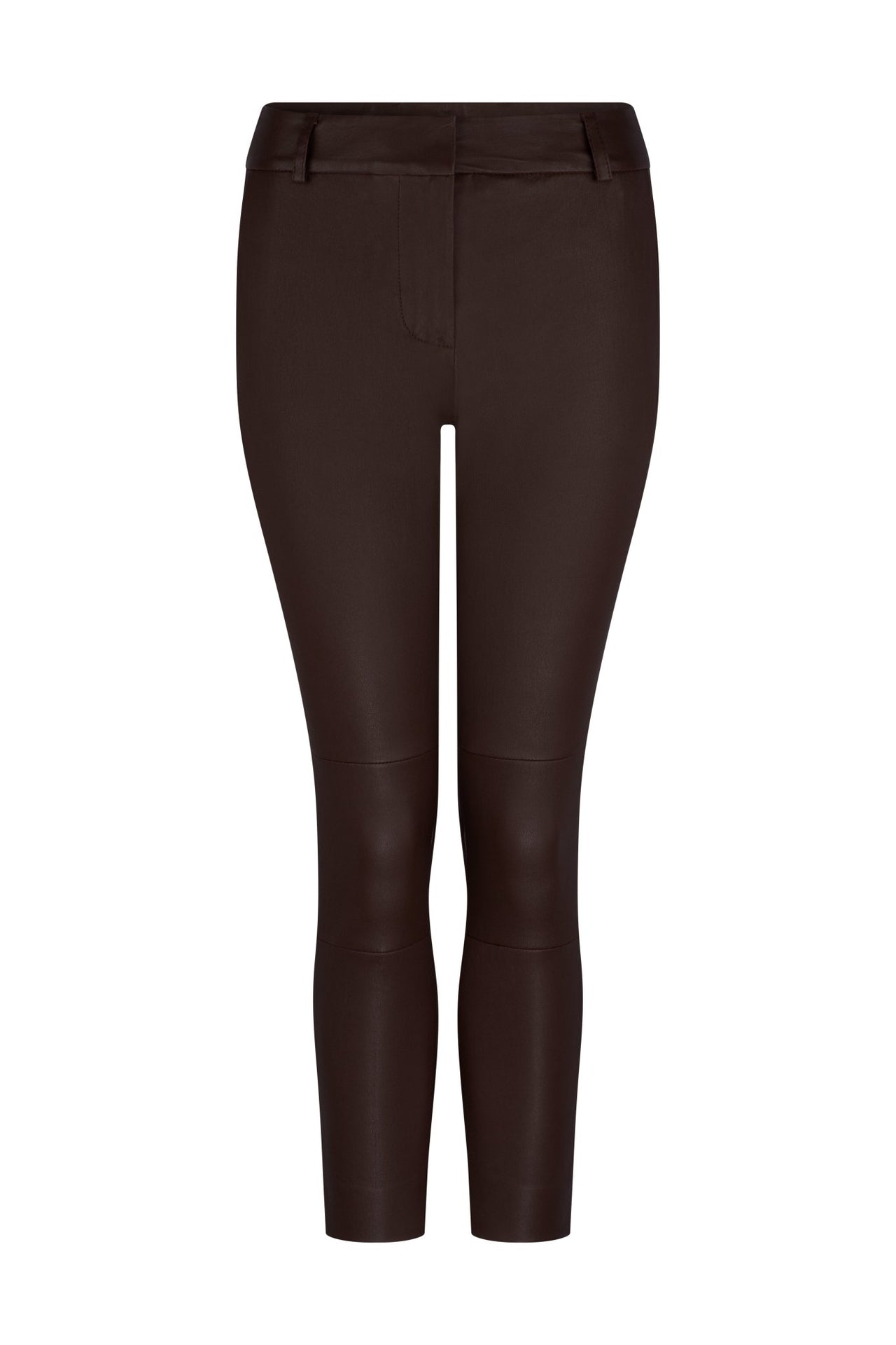 ESPRESSO STRETCH LEATHER BOYFRIEND - OLIVIA SHEED