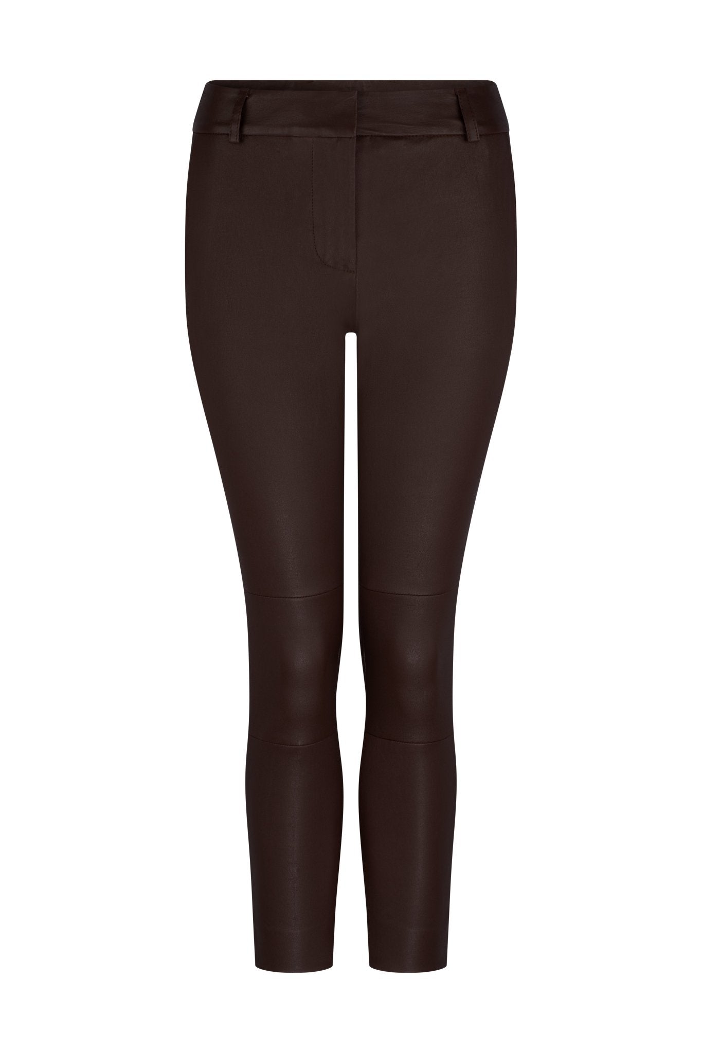 ESPRESSO STRETCH LEATHER BOYFRIEND - OLIVIA SHEED