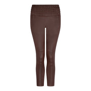 ESPRESSO STRETCH LEATHER JOGGER - OLIVIA SHEED