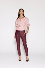 MULBERRY STRETCH LEATHER BOYFRIEND - OLIVIA SHEED