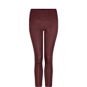 MULBERRY STRETCH LEATHER JOGGER - OLIVIA SHEED