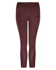 MULBERRY STRETCH LEATHER JOGGER - OLIVIA SHEED