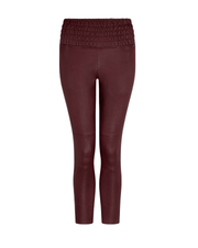 MULBERRY STRETCH LEATHER JOGGER - OLIVIA SHEED