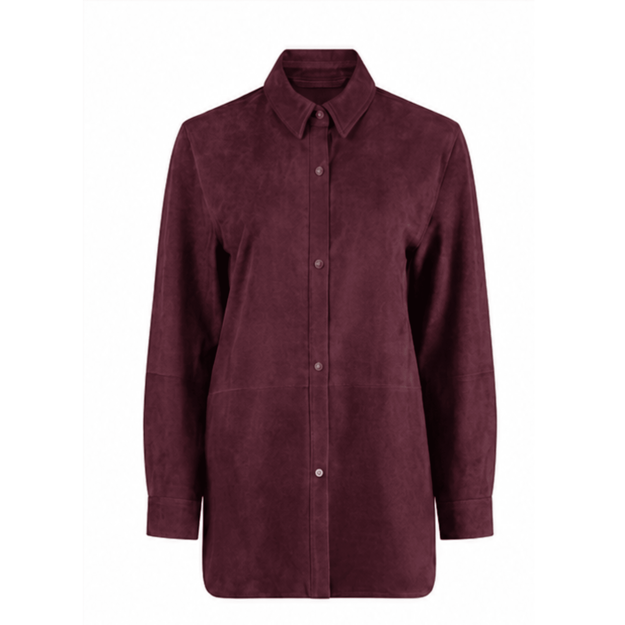 MULBERRY SUEDE SHIRT - OLIVIA SHEED