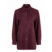 MULBERRY SUEDE SHIRT - OLIVIA SHEED