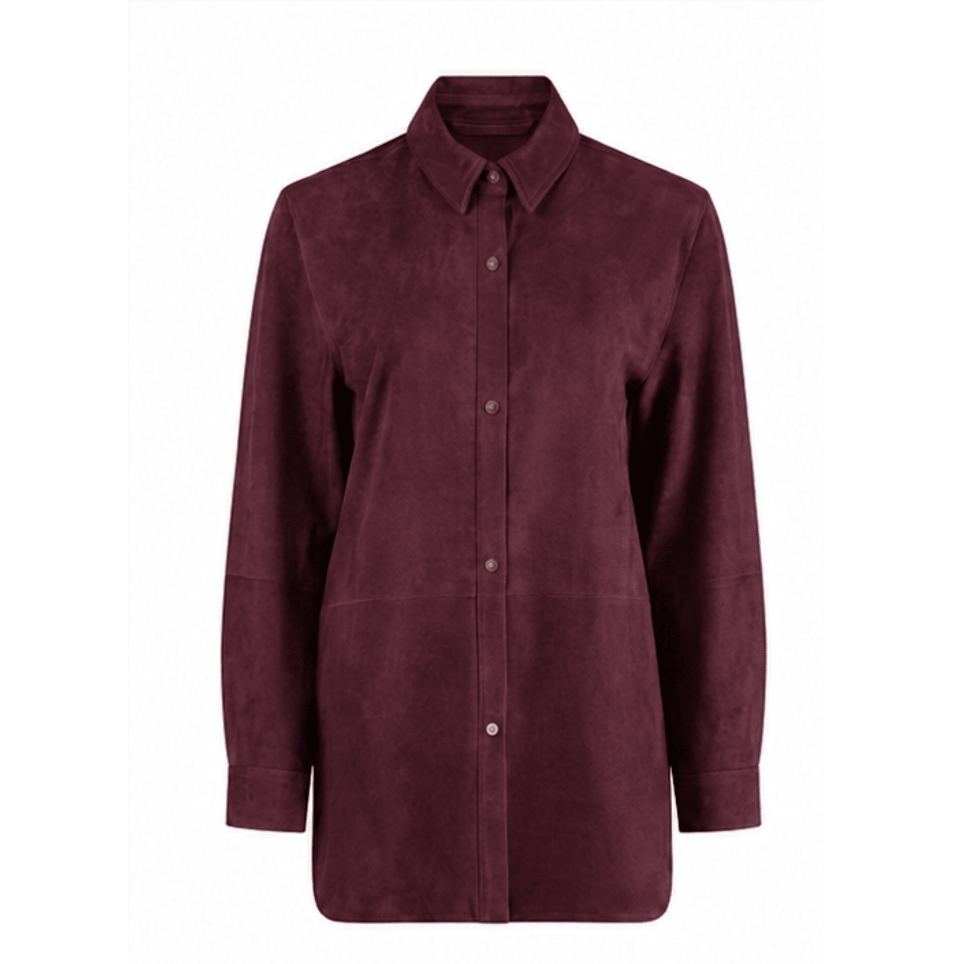 MULBERRY SUEDE SHIRT - OLIVIA SHEED