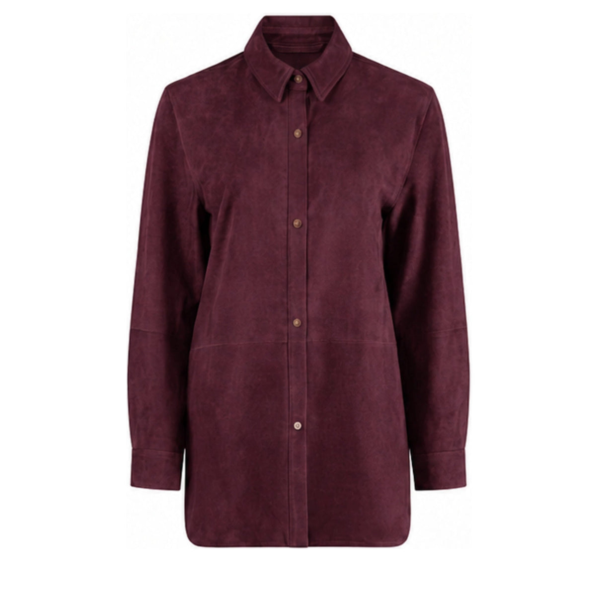 MULBERRY SUEDE SHIRT - OLIVIA SHEED