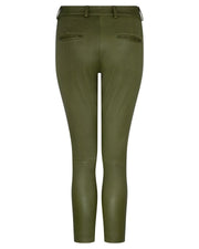 OLIVE STRETCH LEATHER BOYFRIEND - OLIVIA SHEED