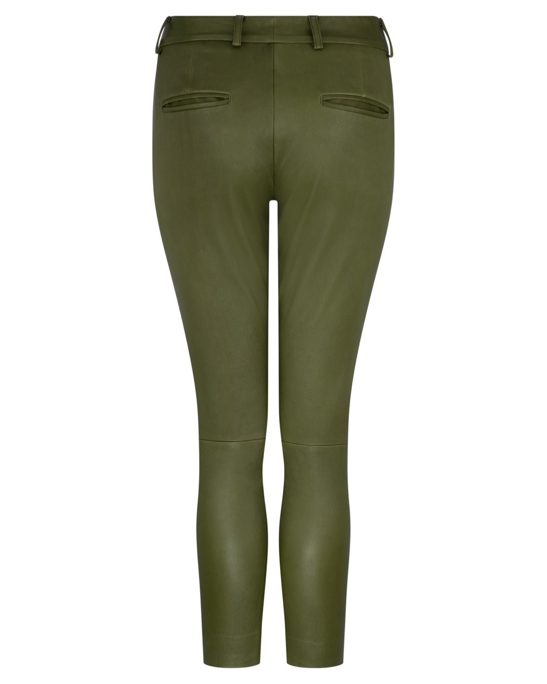 OLIVE STRETCH LEATHER BOYFRIEND - OLIVIA SHEED