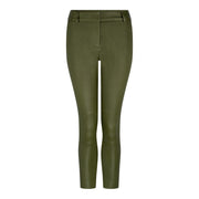 OLIVE STRETCH LEATHER BOYFRIEND - OLIVIA SHEED