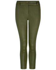 OLIVE STRETCH LEATHER BOYFRIEND - OLIVIA SHEED