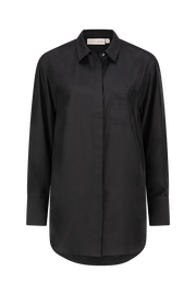 RUE SILK SHIRT BLACK - OLIVIA SHEED