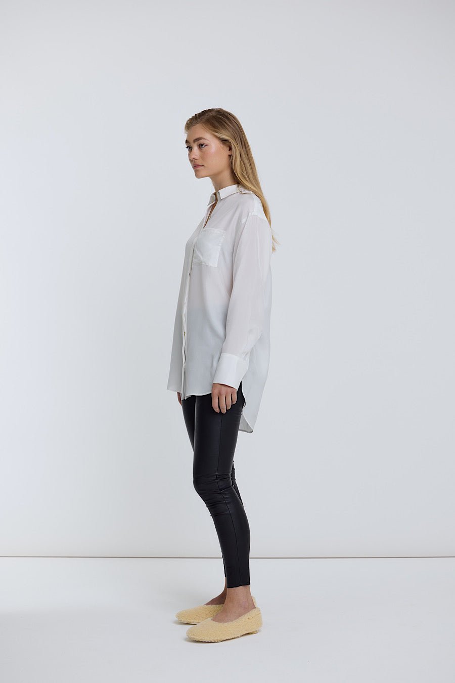 RUE SILK SHIRT WHITE - OLIVIA SHEED