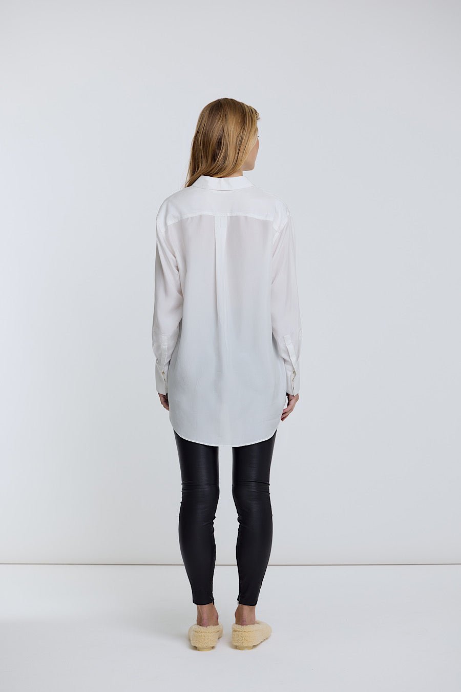 RUE SILK SHIRT WHITE - OLIVIA SHEED