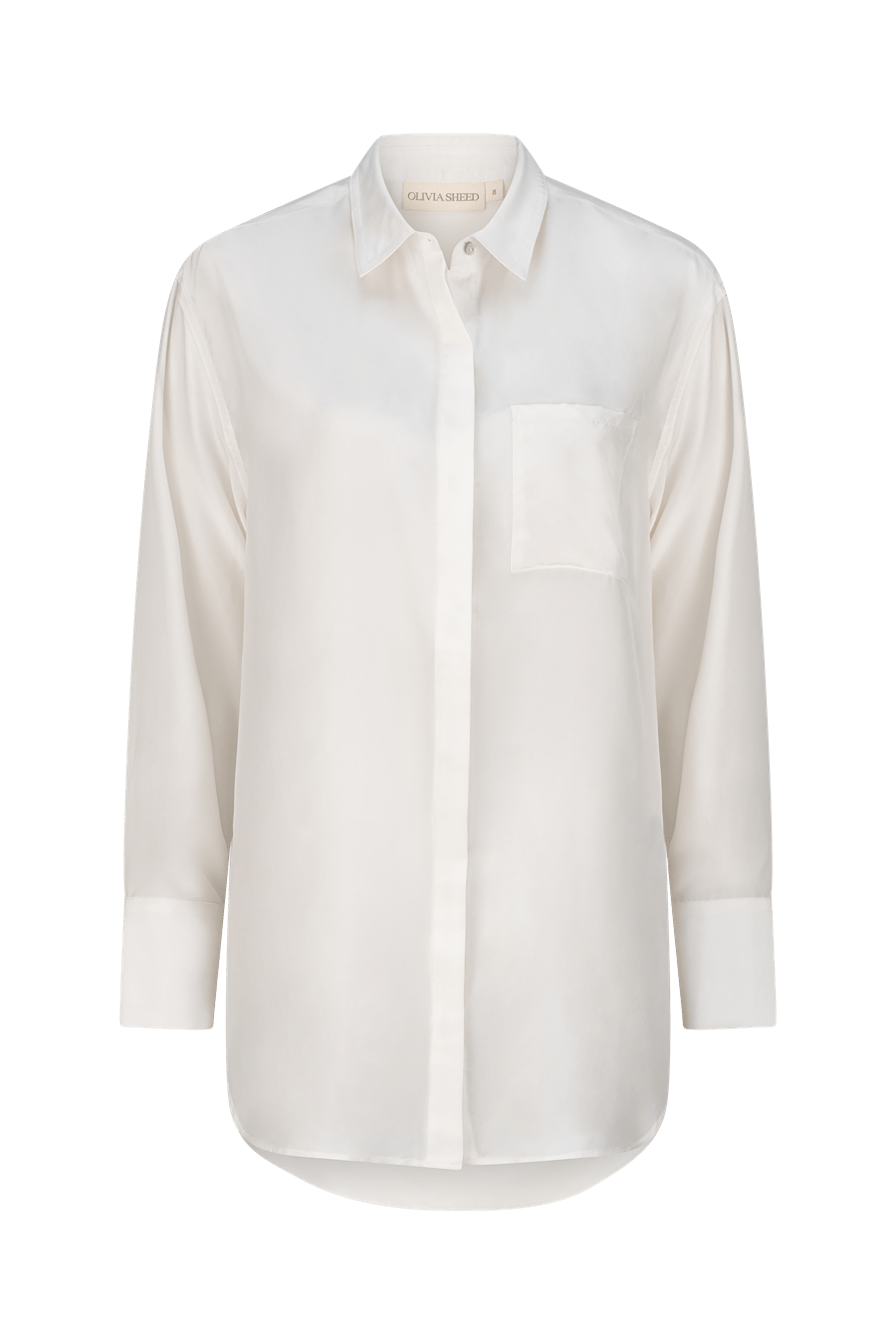 RUE SILK SHIRT WHITE - OLIVIA SHEED