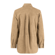 SAND SUEDE SHIRT - OLIVIA SHEED