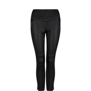 STRETCH LEATHER JOGGER - OLIVIA SHEED
