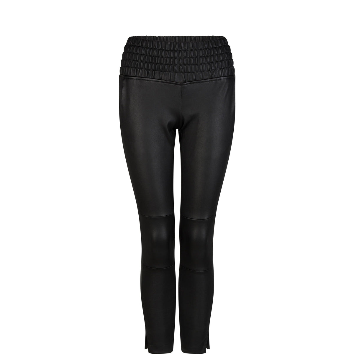STRETCH LEATHER JOGGER - OLIVIA SHEED