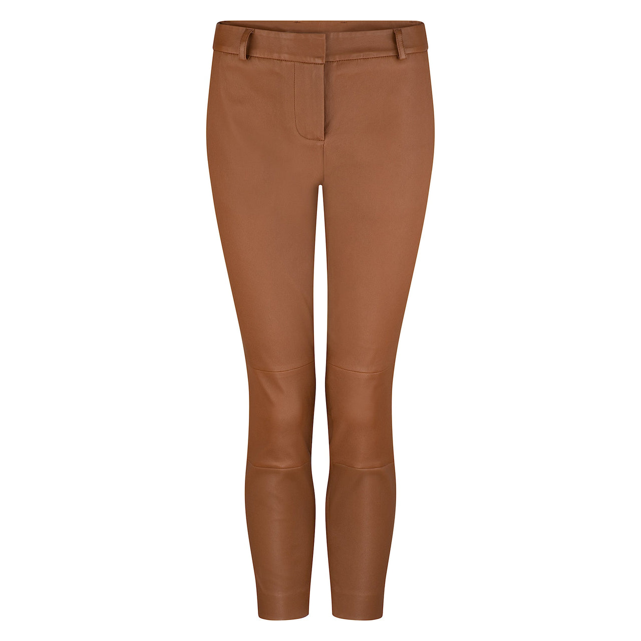 CAMEL STRETCH LEATHER BOYFRIEND - OLIVIA SHEED