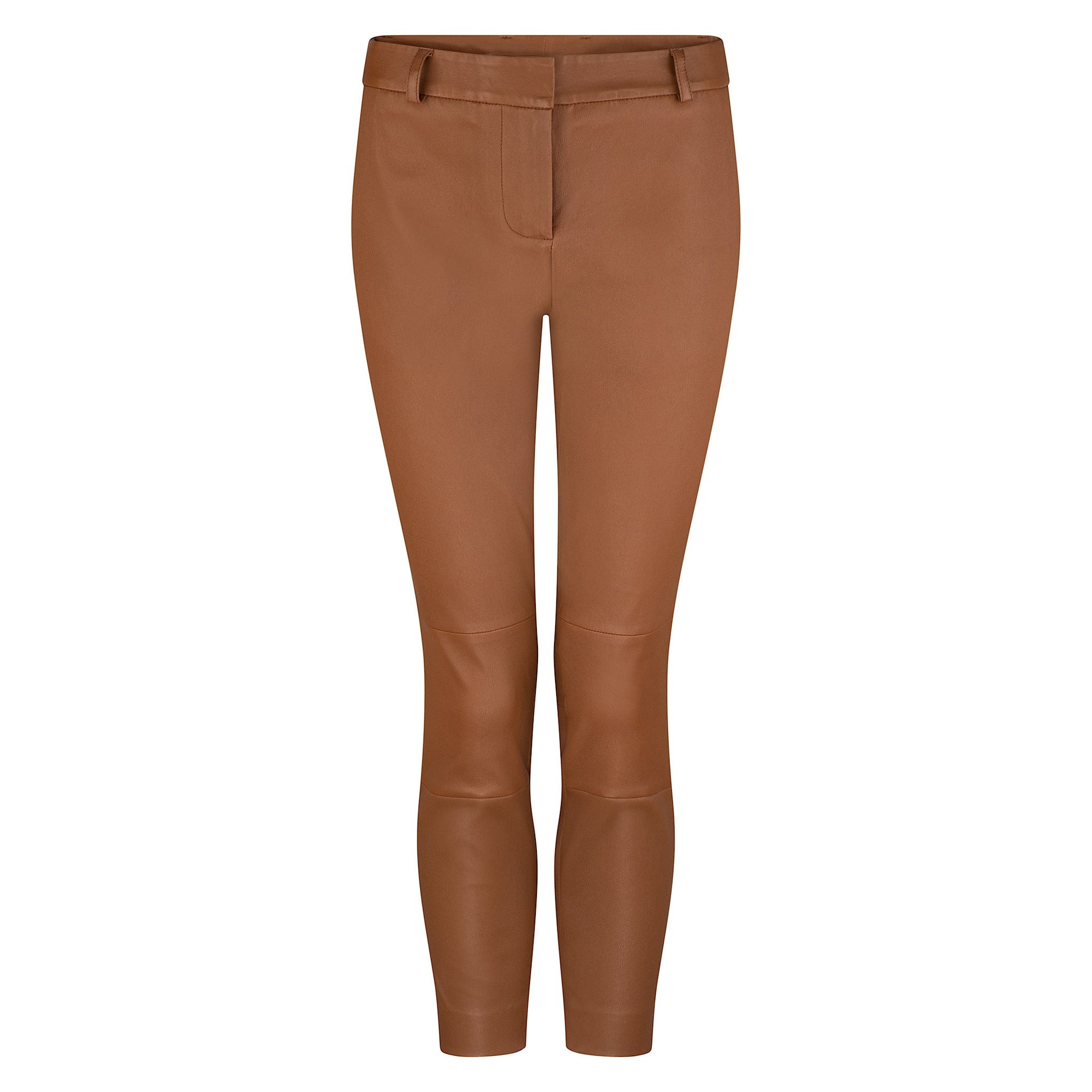 CAMEL STRETCH LEATHER BOYFRIEND - OLIVIA SHEED